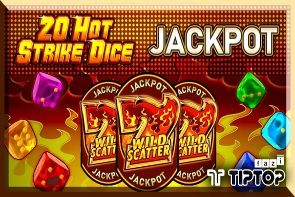 Capa do slot 20 Hot Strike Dice Jackpot